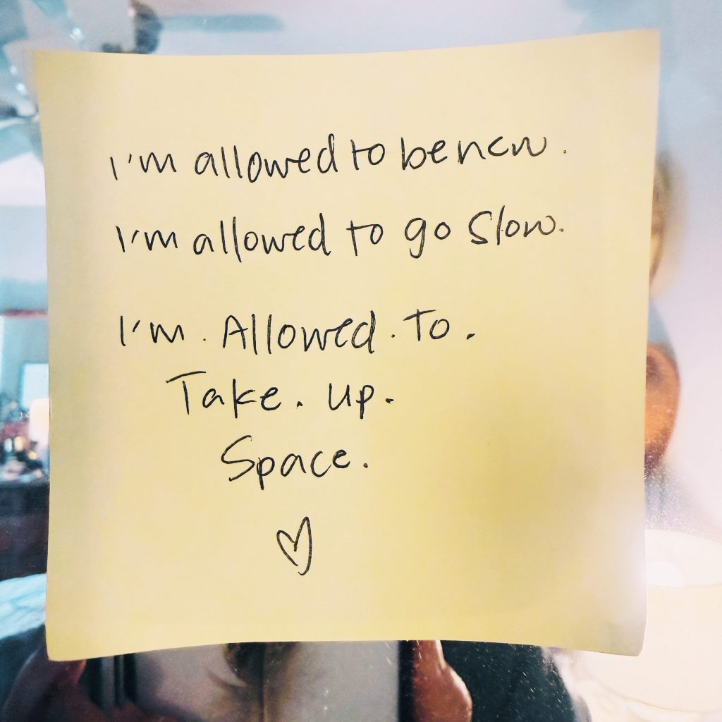 Giving Myself Permission to Take Up&nbsp;Space